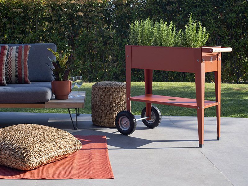 Wholesale Urban Garden Trolley | Red