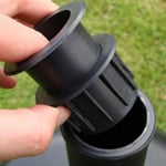 Reducer slots in to fit various parasol sizes