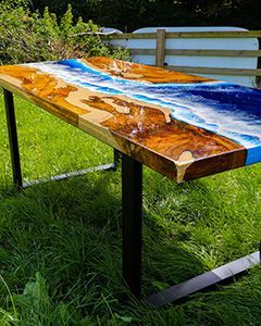 Wholesale Epoxy Resin Table | Beach 