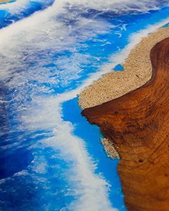Wholesale Epoxy Resin Table | Beach 