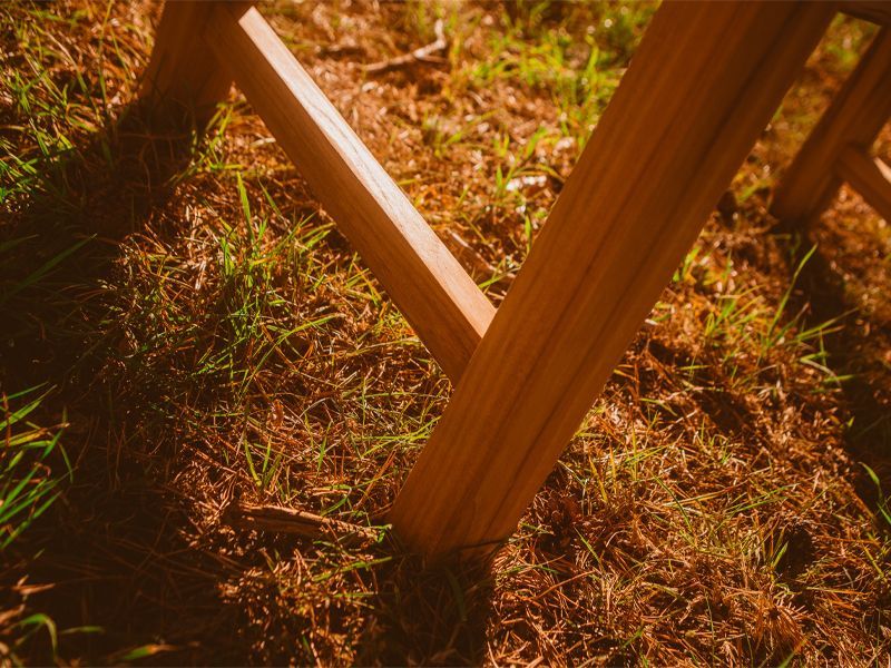 Contour Teak Bench With Arms | FSC® Certified