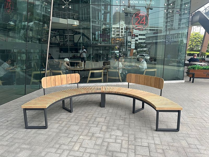 Wholesale Mandalay Curved Backless Bench | FSC® Certified | Pre-Order