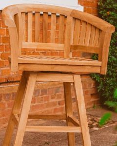 Wholesale Half Moon Swivel Bar Chair