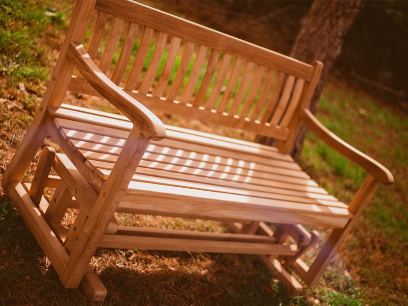 Wholesale Teak Glider Bench 1.3M