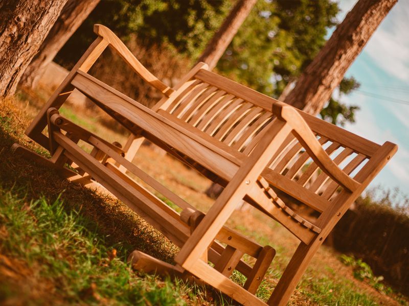 Wholesale Teak Glider Bench 1.5m