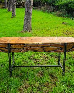 Wholesale Rokka Oval Console Table Large 