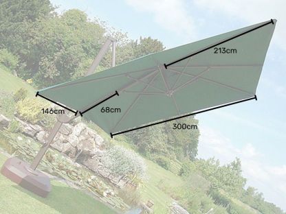 Wholesale Cantilever 3M Square Replacement Canopy