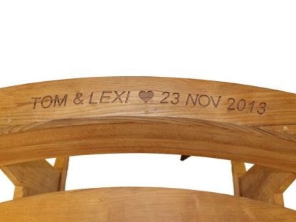 Wholesale Romance Teak Bench