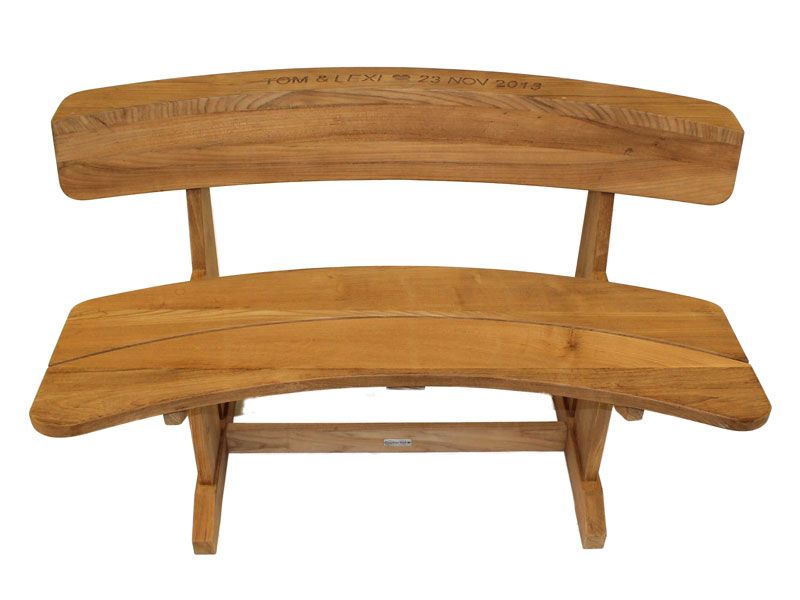 Wholesale Romance Teak Bench
