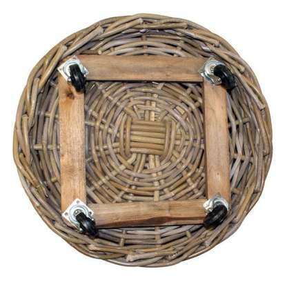 Wholesale Medium Round Wheeled Kubu Basket