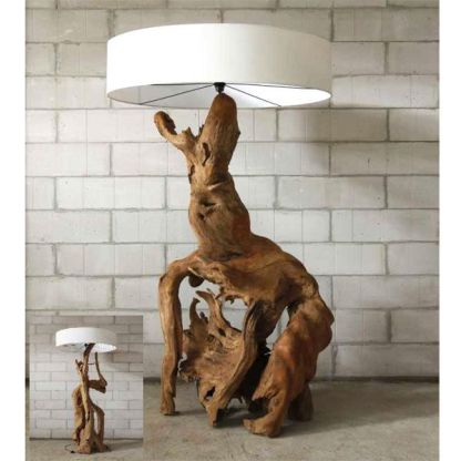 Wholesale Rustic Root Floor Lamp