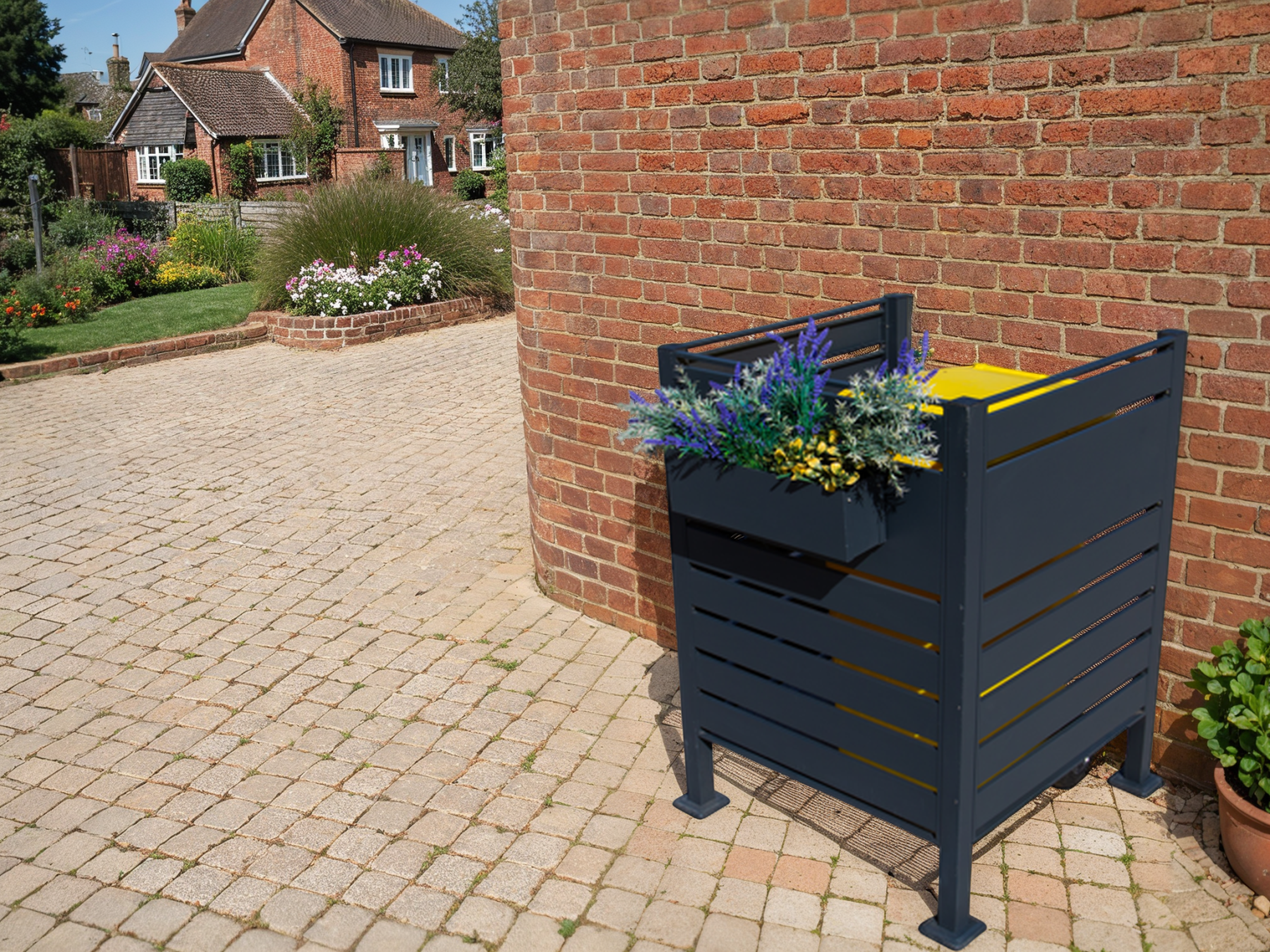 Wholesale Galvanized Steel Wheelie Bin Screen | Modular