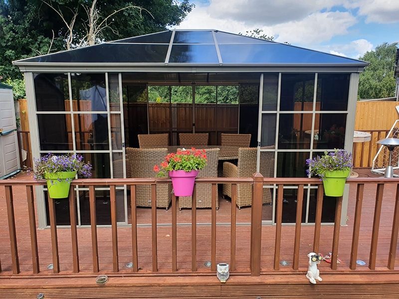 Four Seasons Screen House 3.65m x 4.3m | November Offers-Garden Furniture Centre-Free Install,HighRange,Monthly Offers,Sale,Screenhouse,Free Standing,Gazebos,Metal Gazebos,All Seasons Gazebos,All Seasons Gazebo Range,Garden Rooms Gazebos,All Seasons Range-{collection_title}