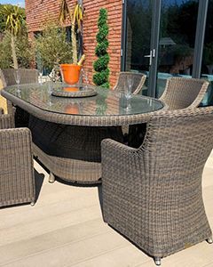 Wholesale Seville Rattan Oval Table