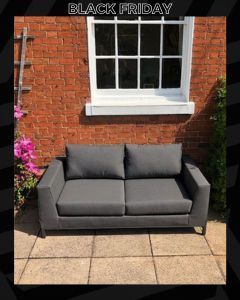 Wholesale Sicilie Lounge Two Seater Sofa | Anthracite Frame