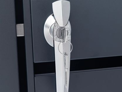 Wholesale Anthracite Galvanized Steel Wheelie Bin Cover with Planter | Single