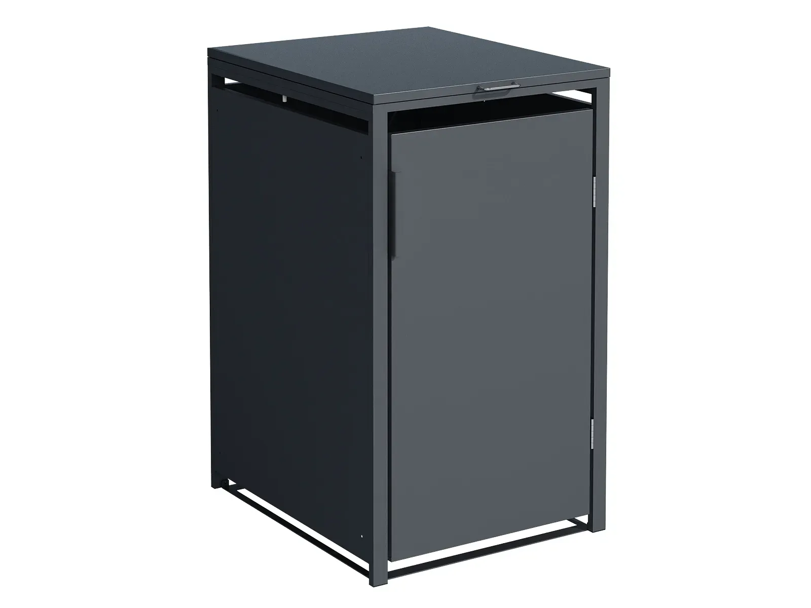  Anthracite Single Solid Panel Wheelie Bin Storage | Pre-Order for Mid-May