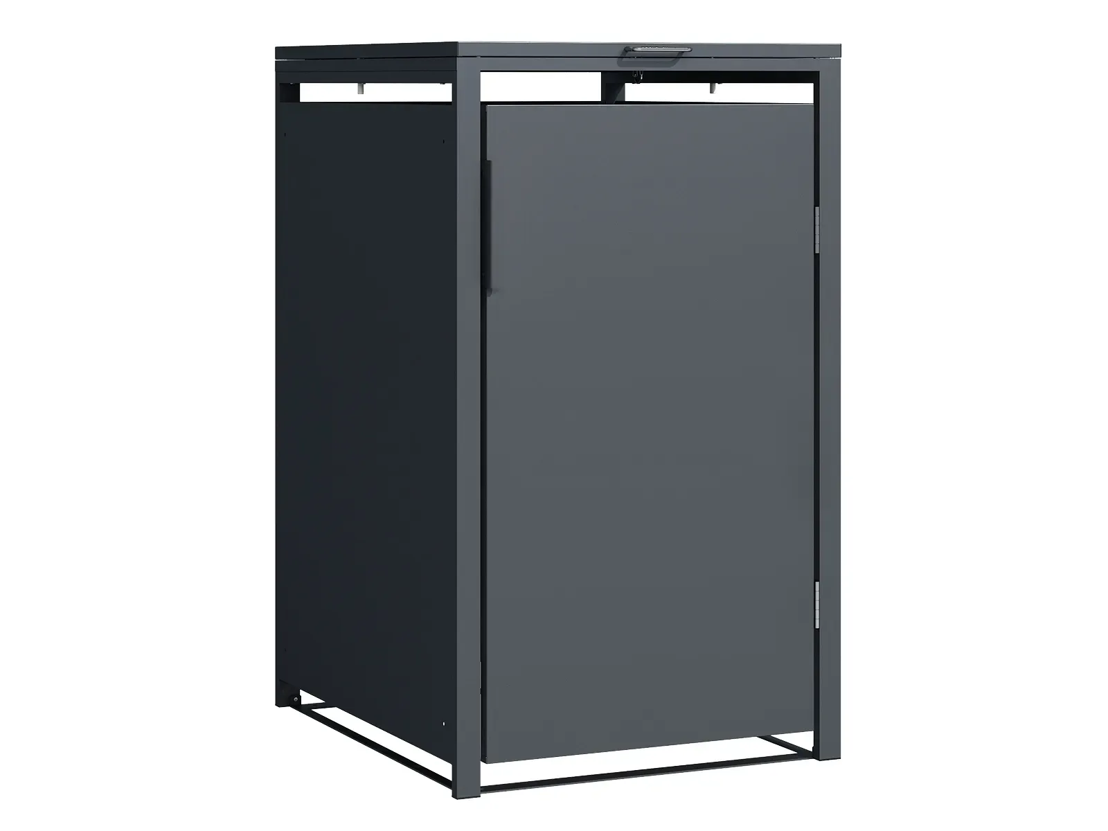  Anthracite Single Solid Panel Wheelie Bin Storage | Pre-Order for Mid-May