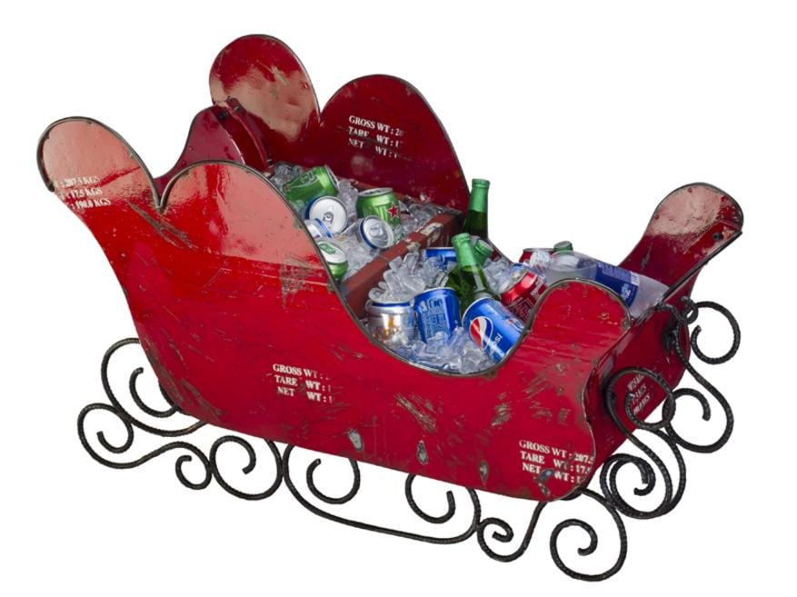 Santas Sleigh Drinks Cooler