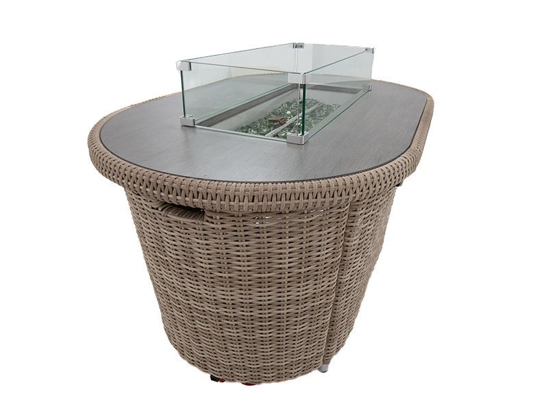 St. Tropez 6 Piece Suite With Firepit 