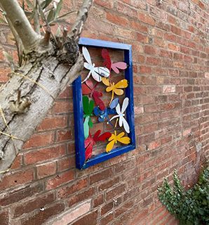 Wholesale Dragonfly Framed Wall Panel