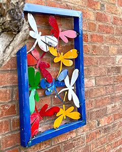 Wholesale Dragonfly Framed Wall Panel