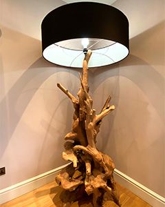 Wholesale Rustic Root Floor Lamp