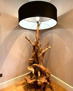 Wholesale Rustic Root Floor Lamp