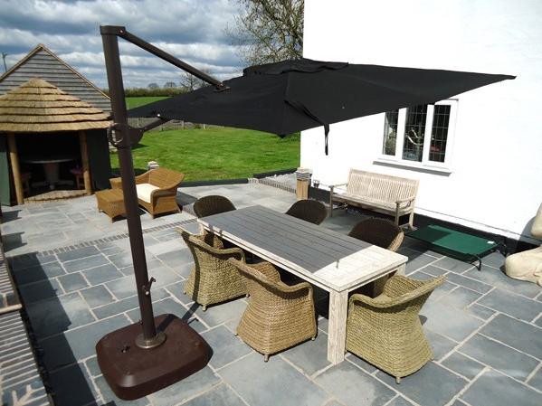 Garden Parasols - all round garden shade