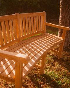 Contour Teak Bench With Arms | FSC® Certified