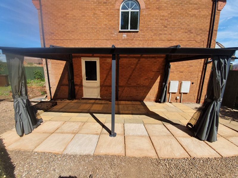 Wholesale Four Seasons Wall Mounted Gazebo 3m x 4.8m | FEB OFFERS