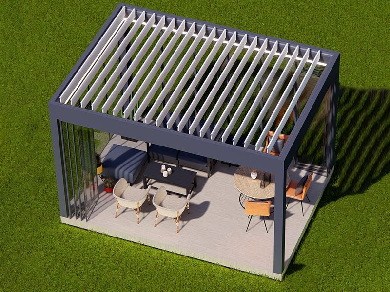 Apollo Bioclimatic 5M x 3.5M Retractable Roof Pergola 