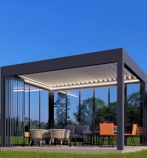 Apollo Bioclimatic 5M x 3.5M Retractable Roof Pergola 
