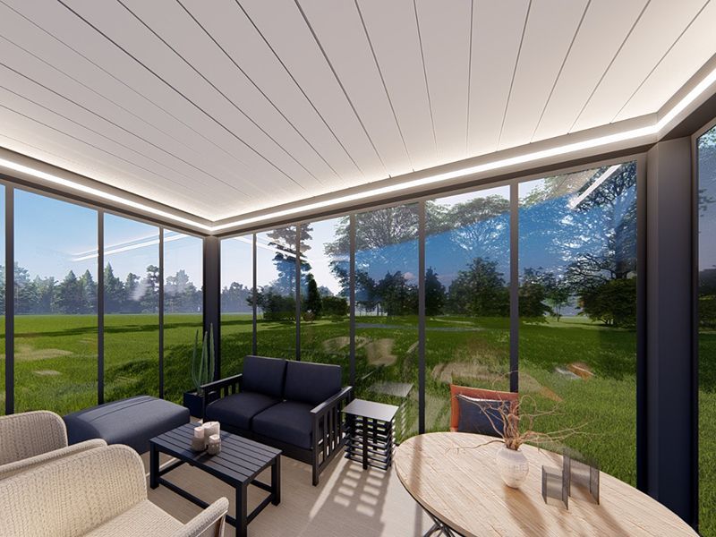 Apollo Bioclimatic 5M x 3.5M Retractable Roof Pergola 