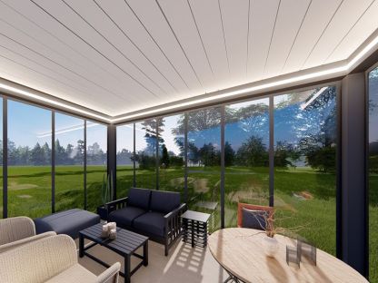 Apollo Bioclimatic 5M x 3.5M Retractable Roof Pergola 