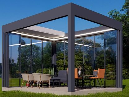 Apollo Bioclimatic 5M x 3.5M Retractable Roof Pergola 