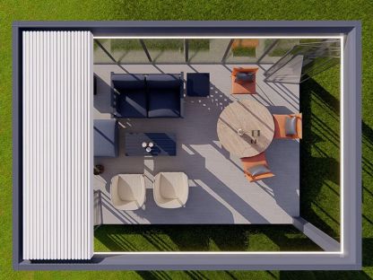 Apollo Bioclimatic 5M x 3.5M Retractable Roof Pergola 