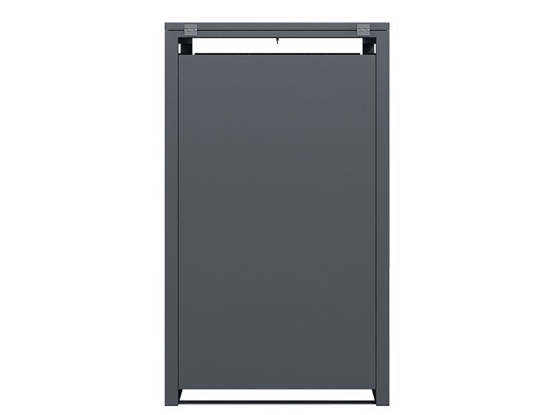 Wholesale Anthracite Galvanized Steel Wheelie Bin Cover | Single