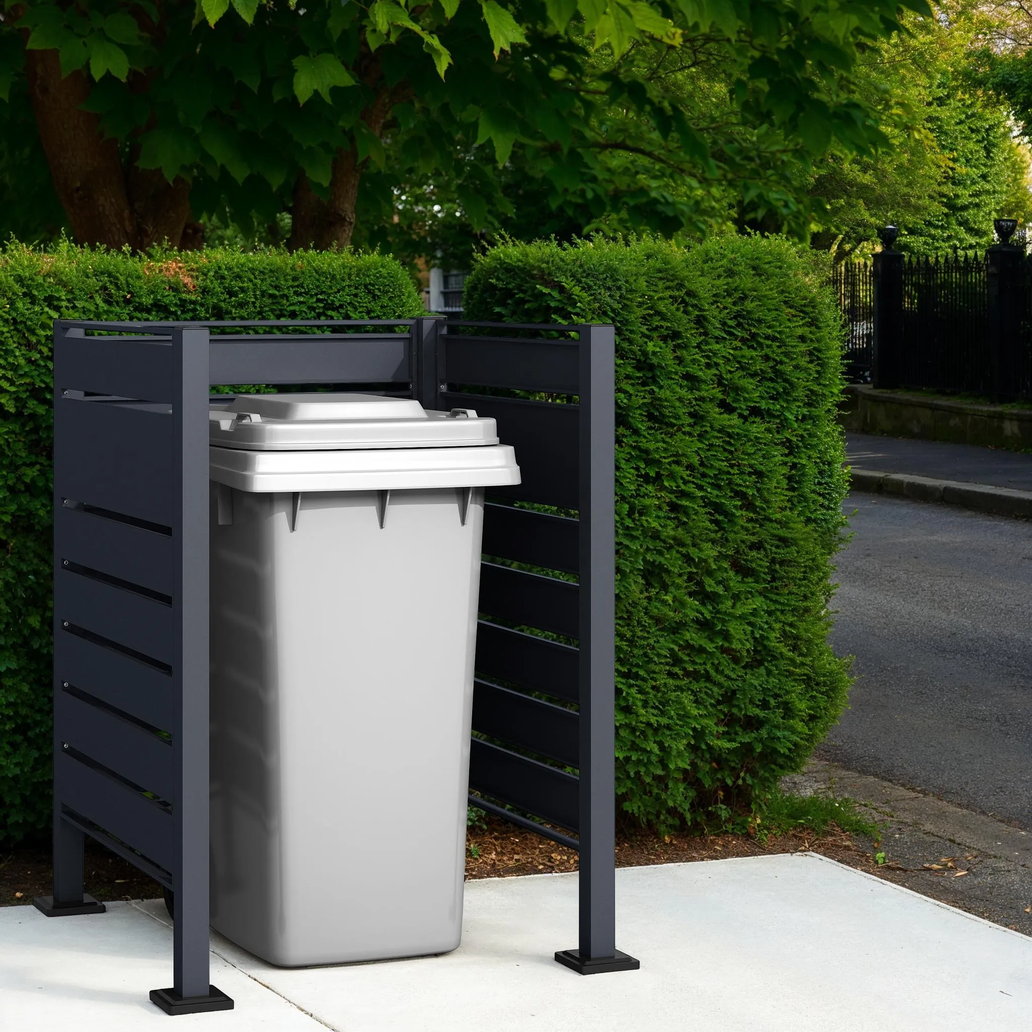 Wholesale Galvanized Steel Wheelie Bin Screen | Modular
