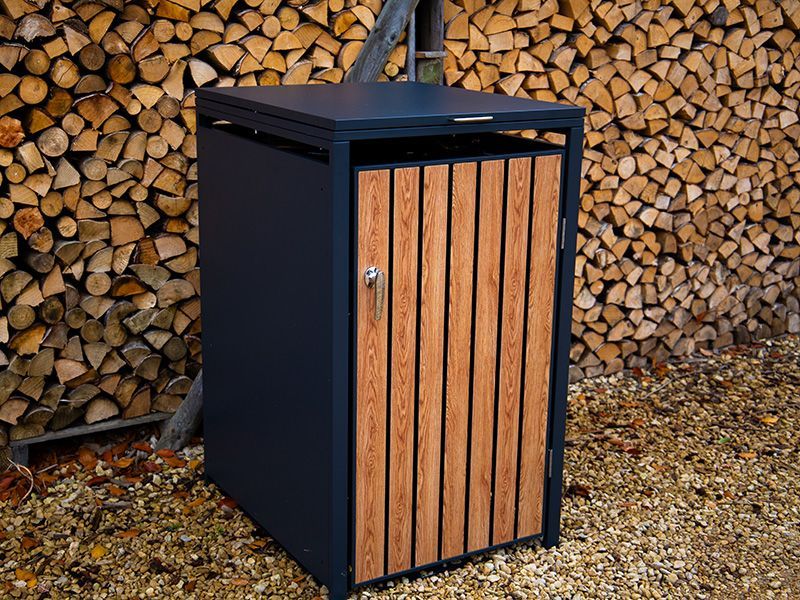 Wholesale Galvanized Steel Wheelie Bin Cover | Single