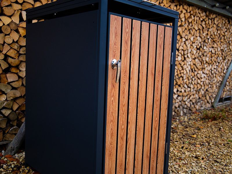 Wholesale Galvanized Steel Wheelie Bin Cover | Single