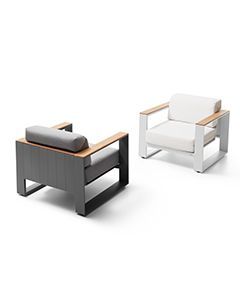 Wholesale Cambusa Armchair | Grey and White