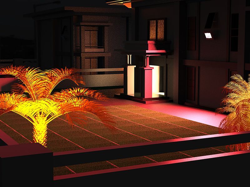 RGB Solar Floodlight | KS