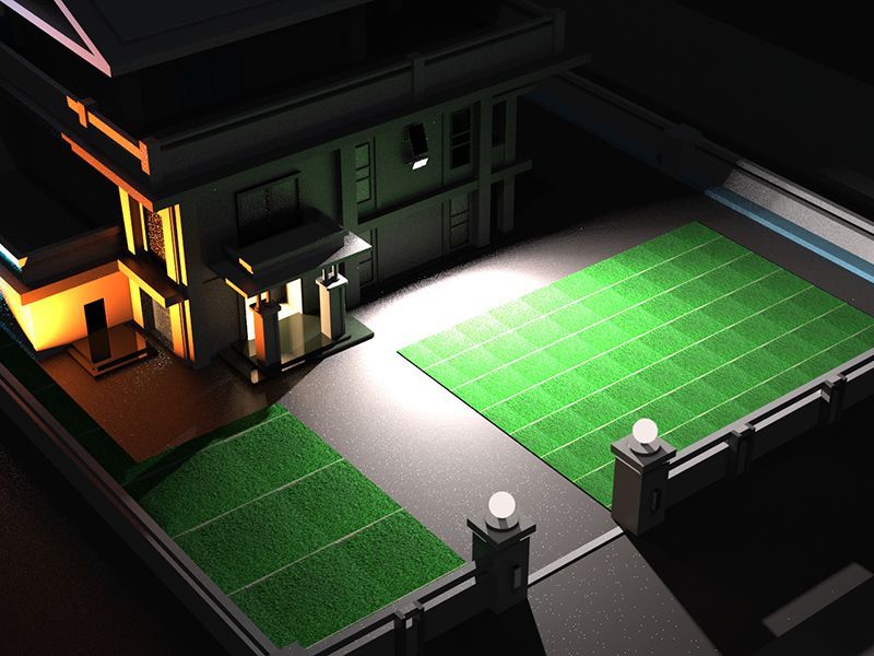 RGB Solar Floodlight | KS