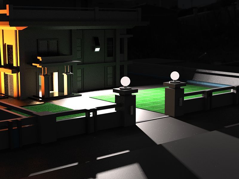 RGB Solar Floodlight | KS