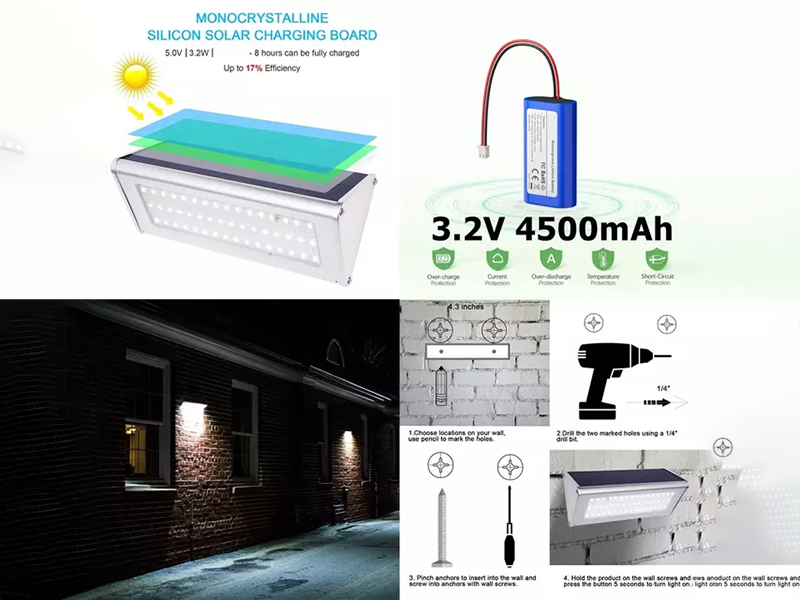 Solar LED Wall Lamp | KS 