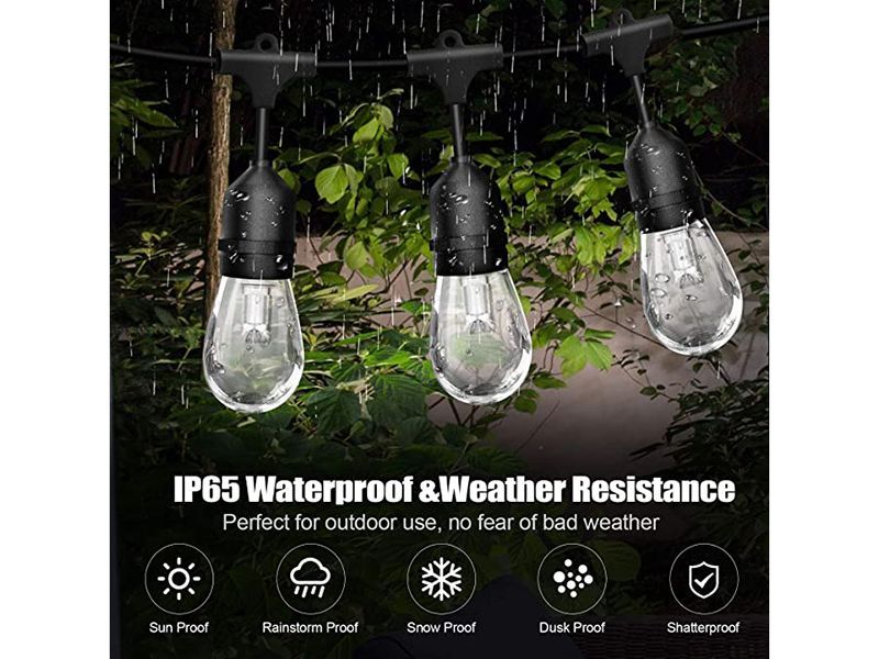 Multicoloured Solar LED Festoon String Lights | KS