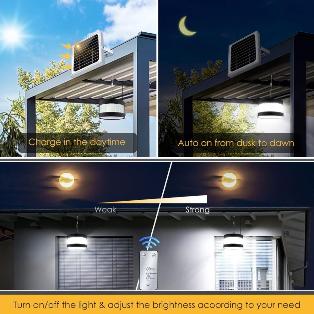 Solar Gazebo Pendant Light | KS 
