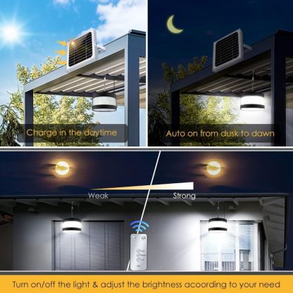 Solar Gazebo Pendant Light | KS 