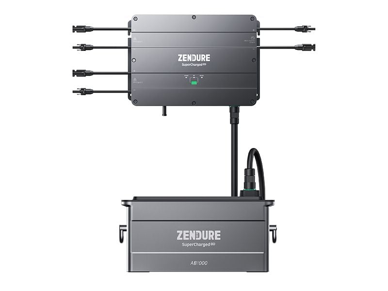 Zendure Solar Flow Smart Hub, Microinverter, and 1kw Battery Kit | KS 